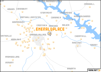 map of Emerald Place