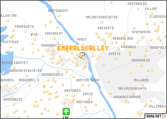 map of Emerald Valley