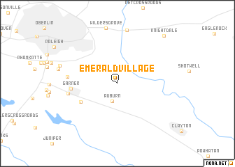 map of Emerald Village