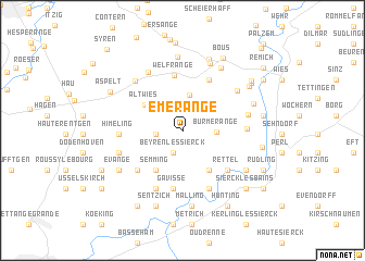 map of Emerange