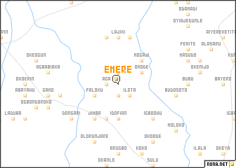 map of Emere