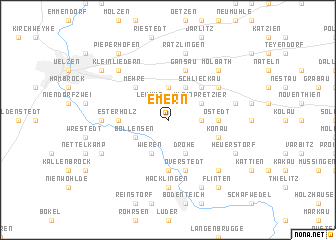 map of Emern