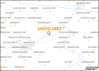 map of Emersleben