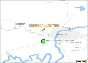 map of Emerson Junction