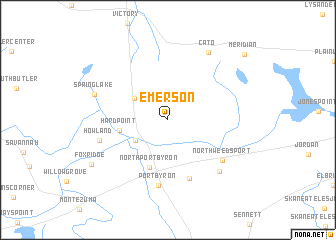 map of Emerson