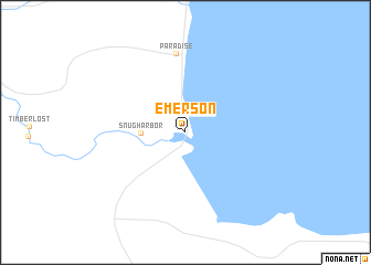 map of Emerson