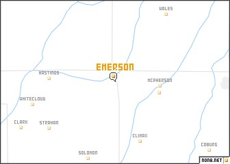 map of Emerson