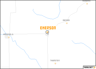 map of Emerson