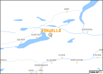 map of Emhjella