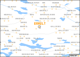 map of Emhult