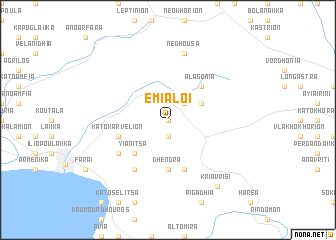 map of Emialoí