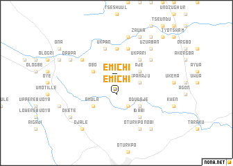 map of Emichi