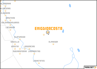 map of Emigdio Acosta