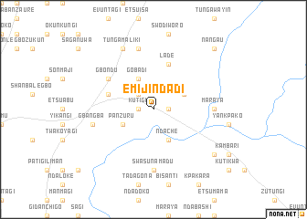 map of Emijindadi