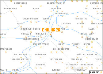 map of Emilháza