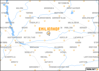 map of Emilienhof