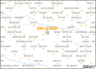 map of Emilienhof