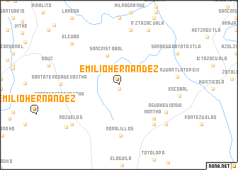 map of Emilio Hernández