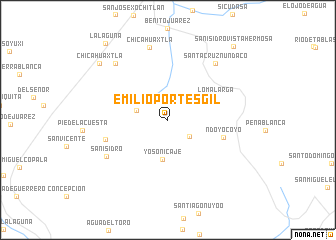 map of Emilio Portes Gil