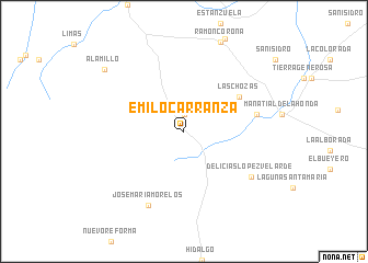 map of Emilo Carranza