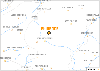 map of Eminence