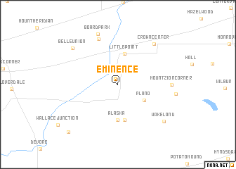 map of Eminence