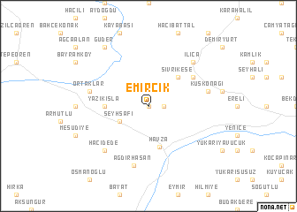 map of Emircik