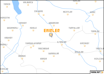 map of Emirler