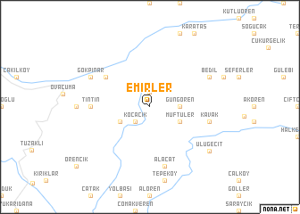 map of Emirler