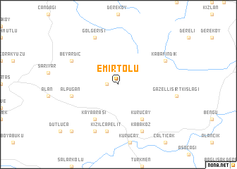 map of Emirtolu