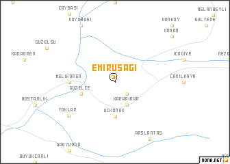 map of Emiruşağı