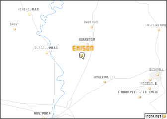 map of Emison