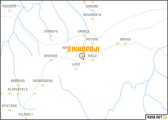 map of Emiworoji