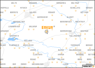 map of Emkum