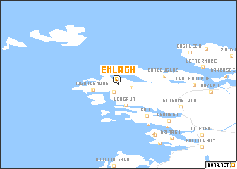 map of Emlagh