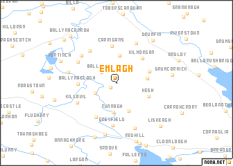 map of Emlagh