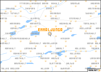 map of Emmaljunga