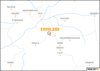 map of Emmaloba