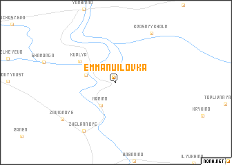 map of Emmanuilovka