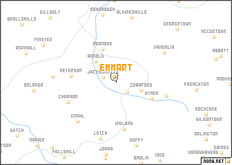 map of Emmart