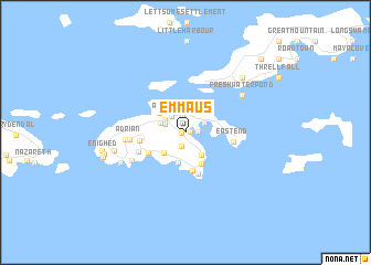 map of Emmaus