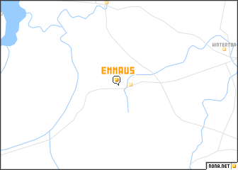 map of Emmaus