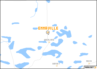 map of Emmaville