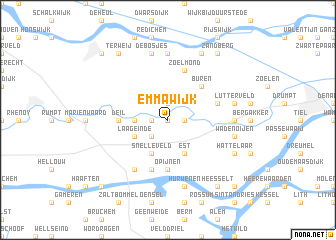 map of Emmawijk