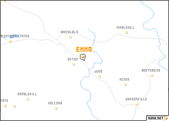 map of Emma