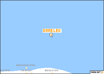 map of Emmelev