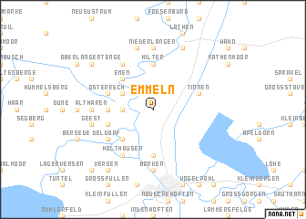 map of Emmeln