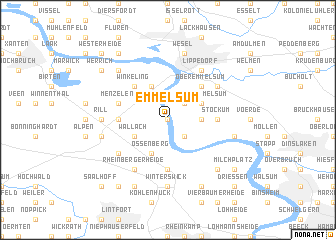 map of Emmelsum