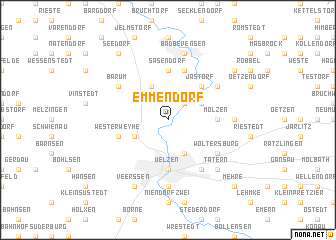 map of Emmendorf