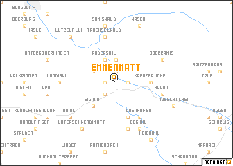 map of Emmenmatt